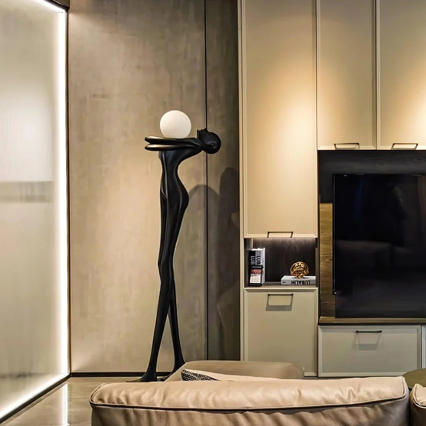 Moca Sculpture Figure Floor Lamp