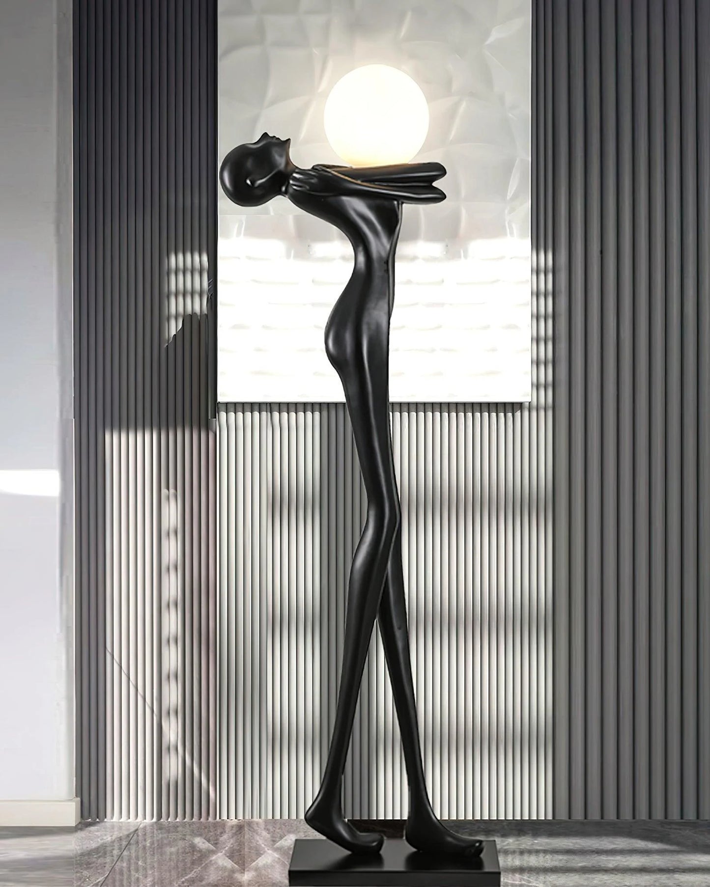 Moca Sculpture Figure Floor Lamp