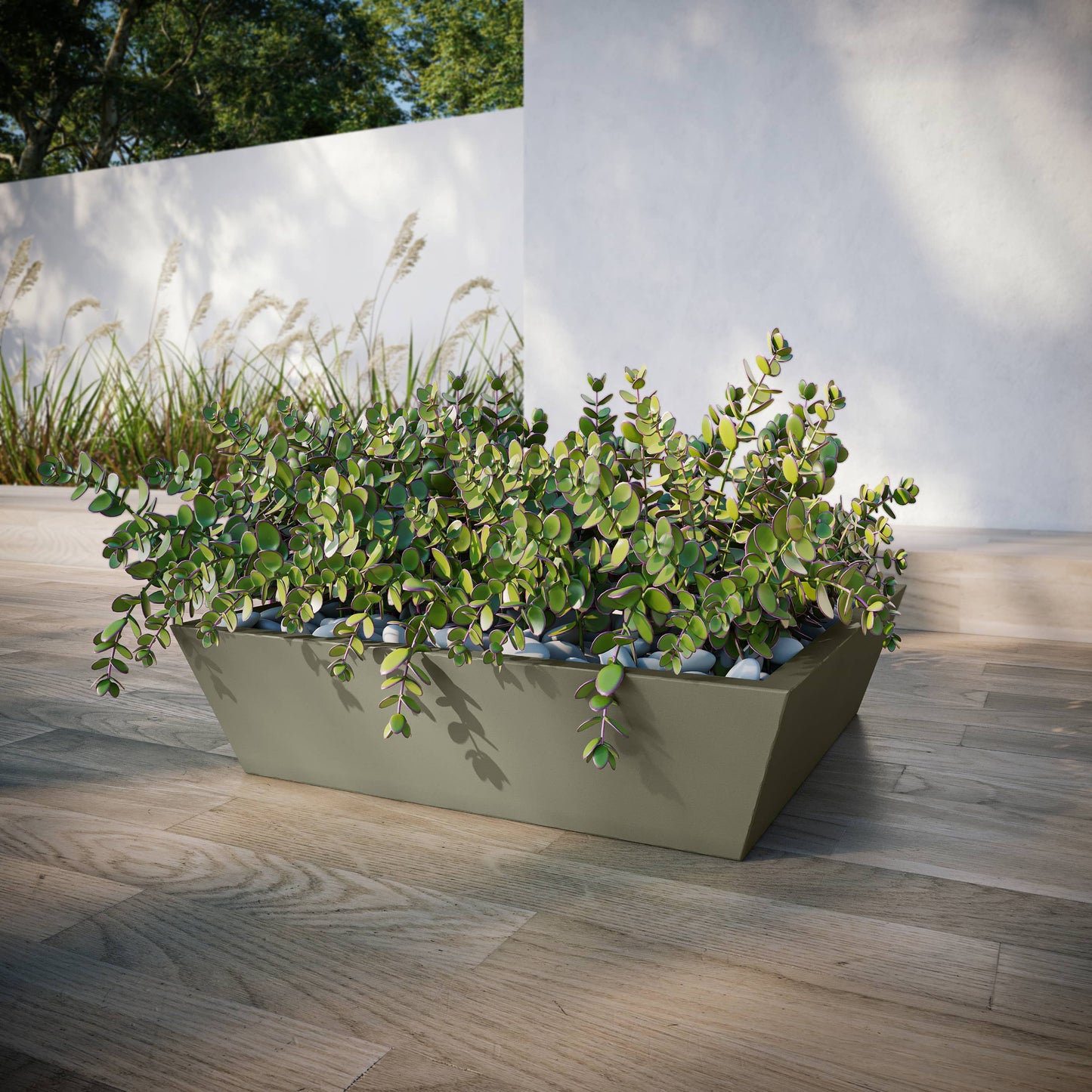 Garden & Outdoor: Newport Large Outdoor Shallow Planter by ModaConcrete - Direct source for architectural and precast concrete