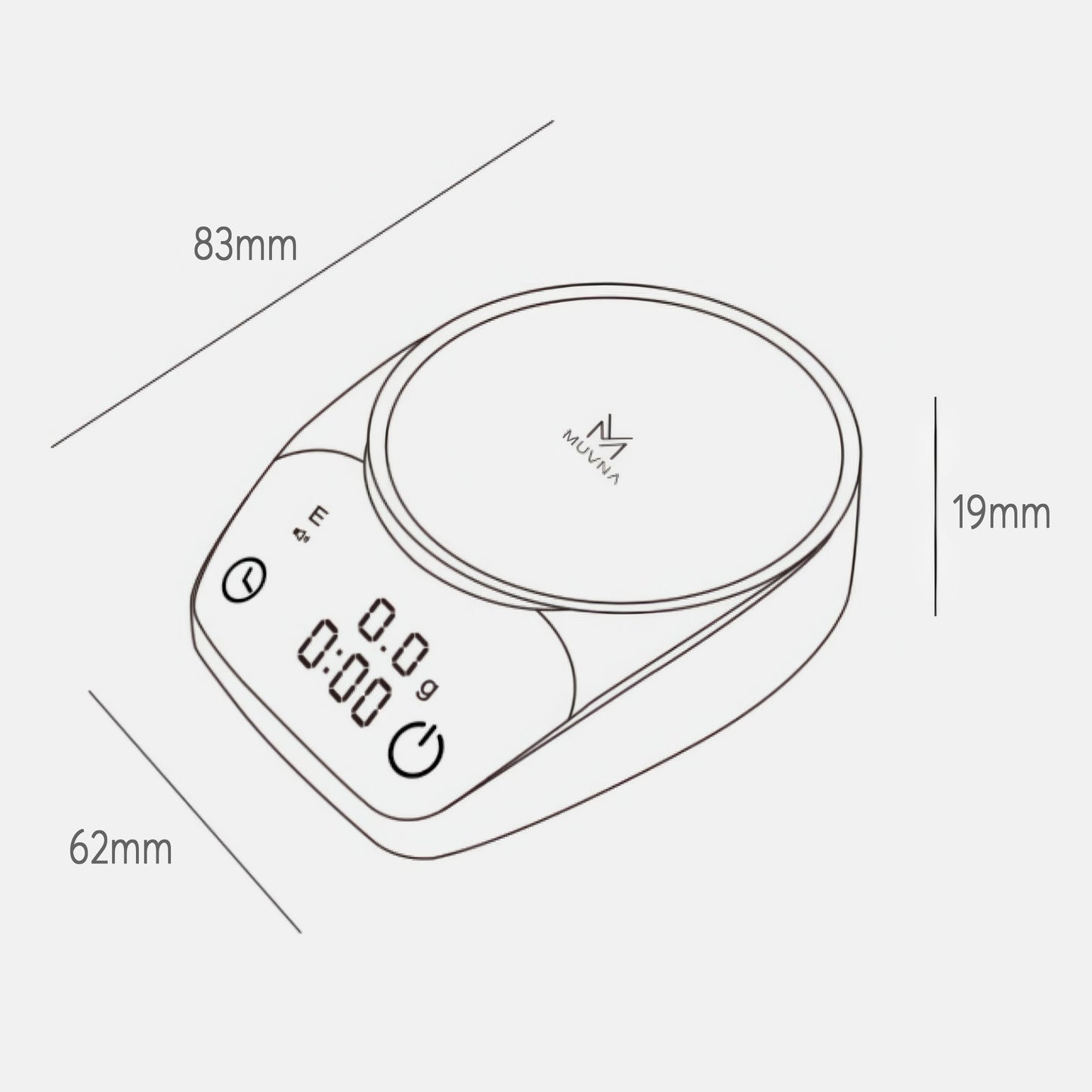 Mini Electronic Portable Espresso Scale