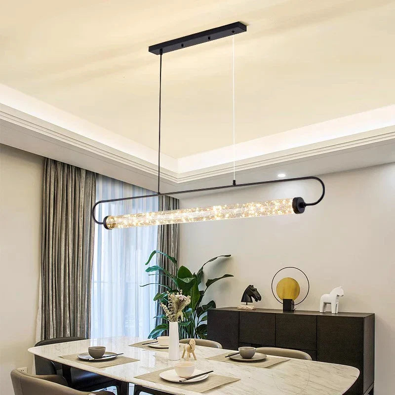 Elegant Chandelier for Dining Room - Stylish Pendant Lighting Fixture for Indoor Decor