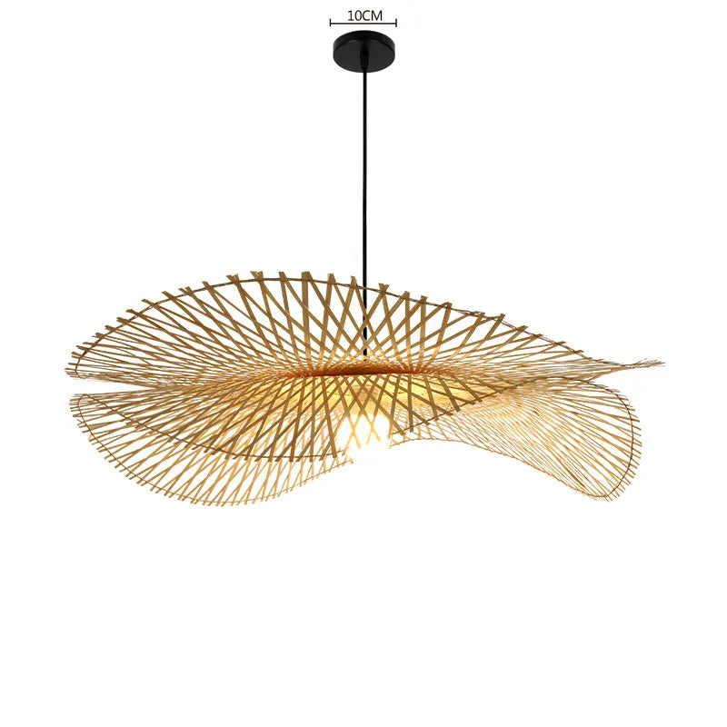 Bamboo Woven Chandeliers - Natural Rattan Elegance for Your Kitchen and Living Room