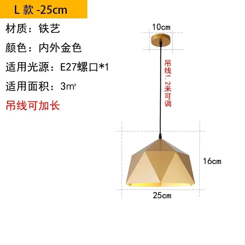 Modern Pendant Light Restaurant Chandelier Industrial Hanging Lamps for Ceiling Lamps Dining Table and Bar LED Lighting