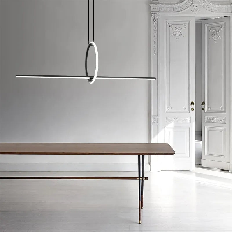 Sleek LED Pendant Light - Modern Italian Design for Restaurants, Bars, Bedrooms, and Living Room Decor