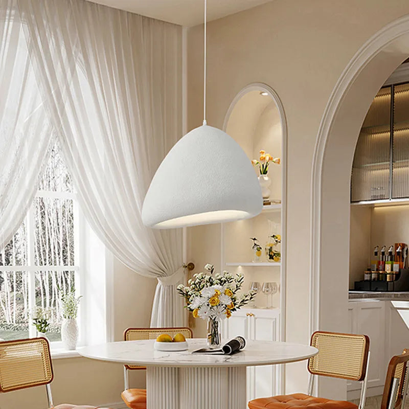 Nordic Minimalist Wabi Sabi LED Pendant Light - Perfect for Restaurants, Cafes, Living Rooms, and Bedrooms