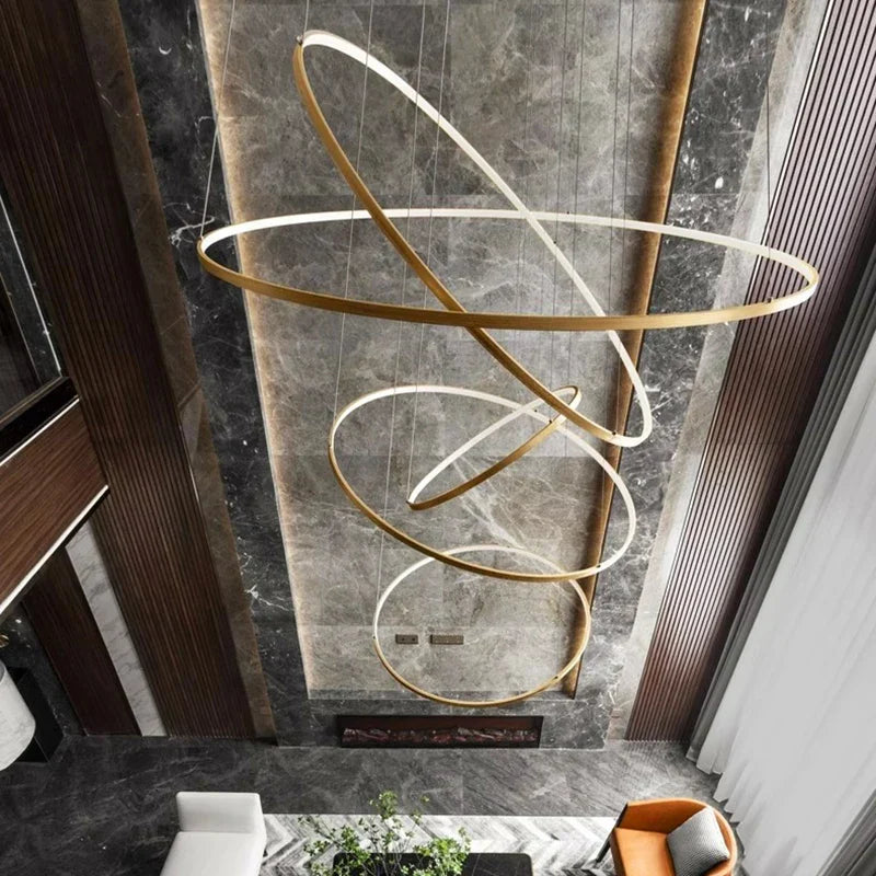 Home Decoration Pendant Lamp with LED Lights - Versatile Chandelier Lighting for Living Rooms, Bedrooms, and Dining Rooms