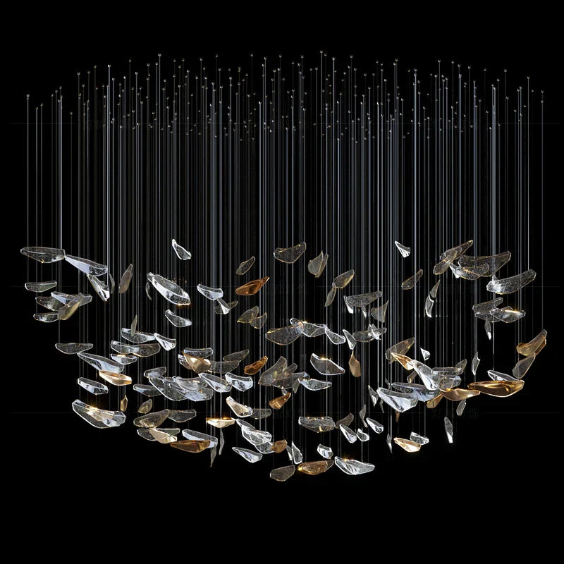 Nordic Crystal Pendant Lamp - Elegance for Dining Rooms, Living Rooms, and Indoor Lighting