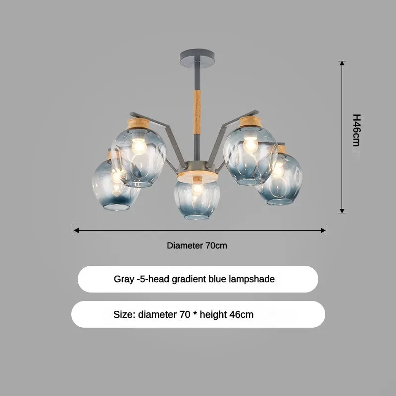 Modern LED Magic Beans Ceiling Chandeliers - Molecular Elegance for Living and Dining Spaces