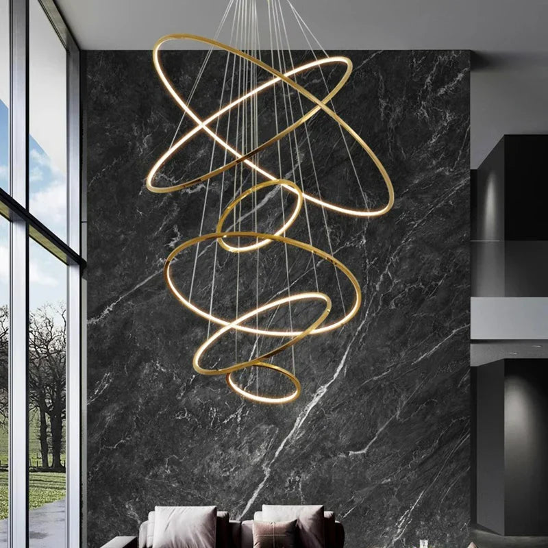 Home Decoration Pendant Lamp with LED Lights - Versatile Chandelier Lighting for Living Rooms, Bedrooms, and Dining Rooms