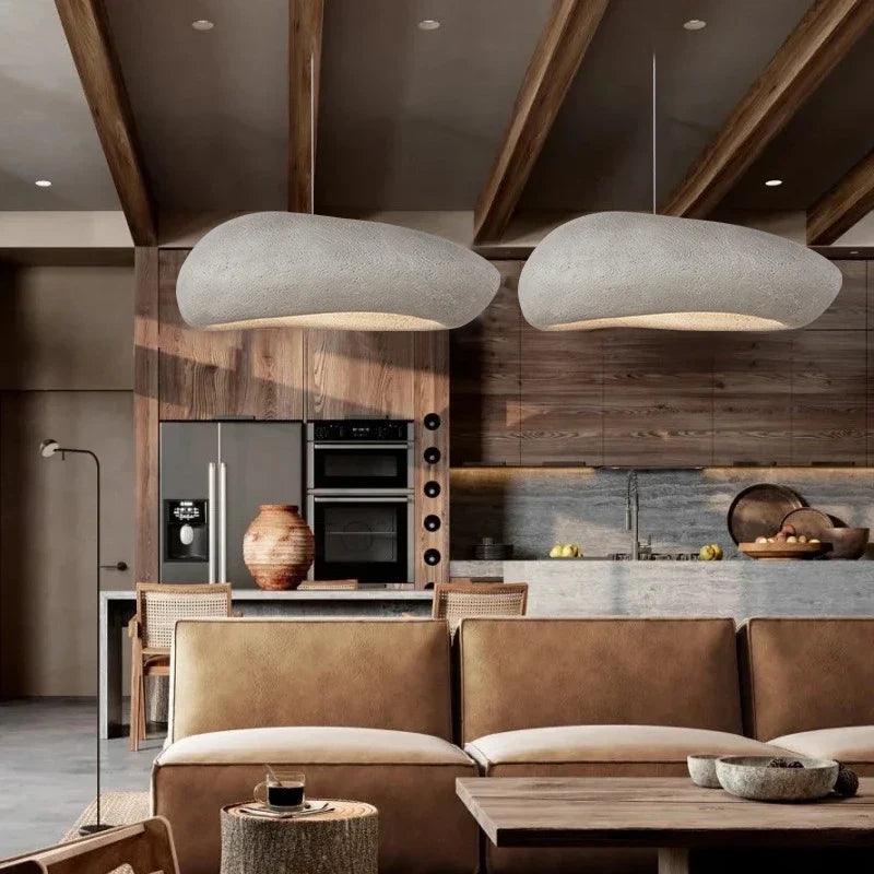 Nordic Retro Wabi-Sabi Wind LED Pendant Lights - Unique Home Decor for Restaurants, Bars, Dining Rooms, and Bedrooms