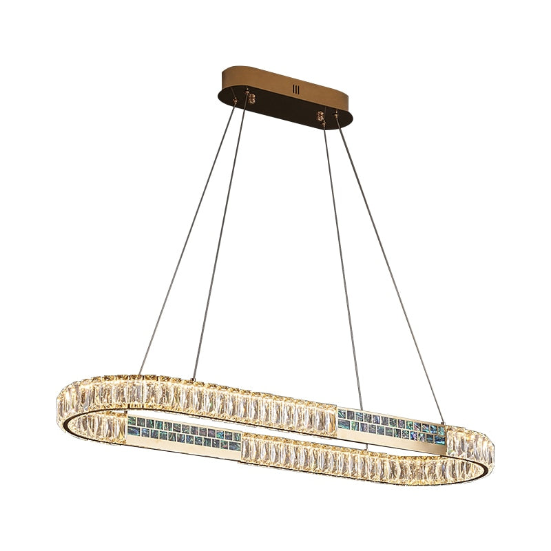 Evelyn's Elegance Chandelier - Chic Wall/Pendant Light with Luxurious Shell Design