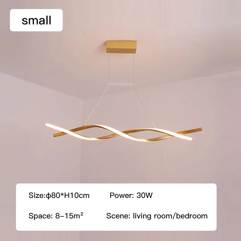 Elegant Dimmable LED Pendant Lamp - Versatile Lighting for Dining, Kitchen, Living Room, and Bedroom Decor