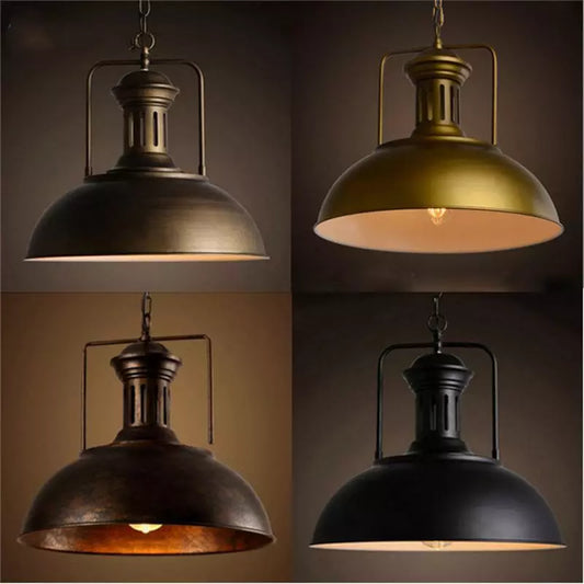 Vintage Country Loft Pendant Light - Illuminate Your Villa, Cafe, Bookstore, or Pub with Industrial Elegance