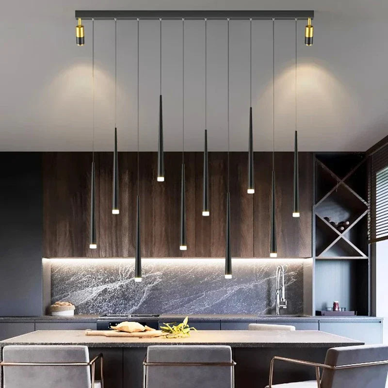 Elegant Chandelier for Dining Room - Stylish Pendant Lighting Fixture for Indoor Decor