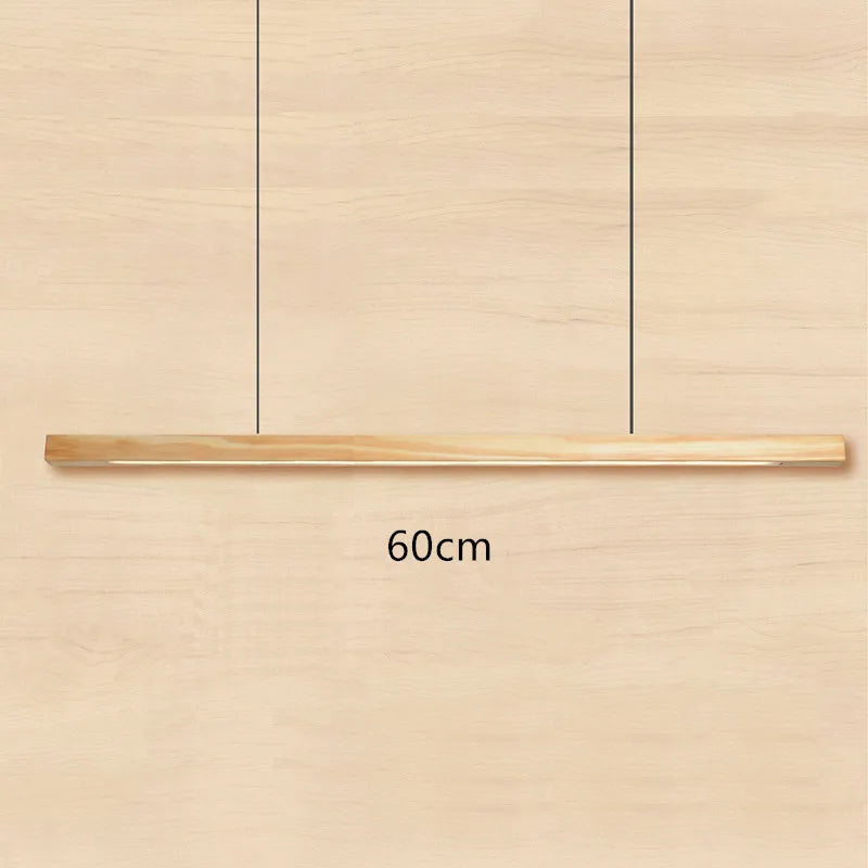 Japanese-inspired Black Walnut Pendant Light - Nordic Minimalist Design for Dining Tables, Offices, and Home Decor