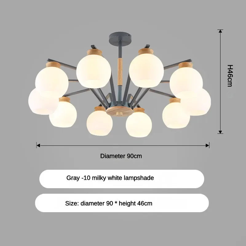 Modern LED Magic Beans Ceiling Chandeliers - Molecular Elegance for Living and Dining Spaces