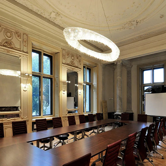 Modern LED Bird's Nest Ceiling Chandeliers - Captivating Elegance for Villas and Living Spaces