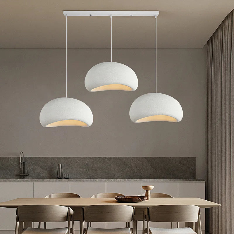 Meera - Minimalist Nordic Wabi Sabi LED Pendant Lights - Stylish Dining Room Lighting Fixture"
