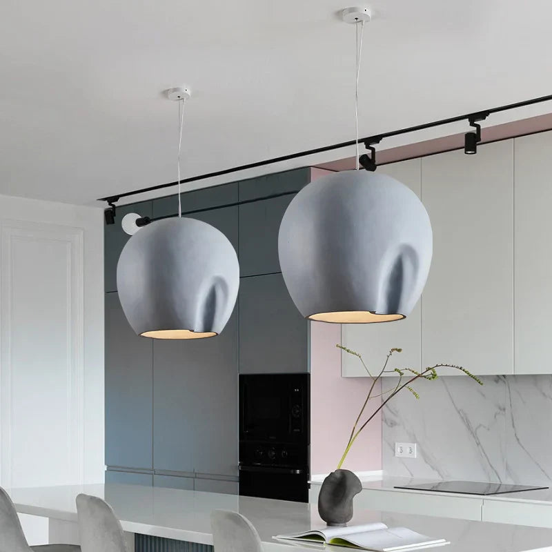 Nordic Minimalist Wabi-Sabi Art Pendant Lights - Perfect for Restaurants, Homestays, Bedrooms, and Loft Decor