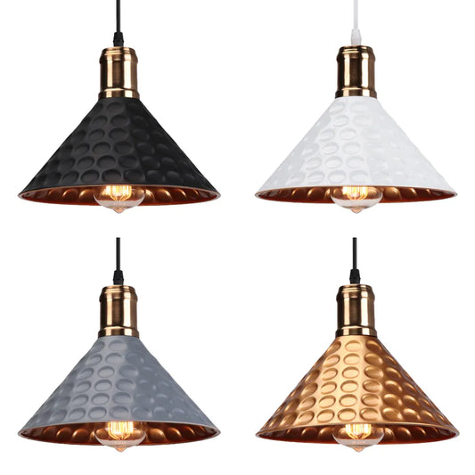 Vintage Pendant Light - Loft Retro Pendant Light with E27 Base for Modern Industrial Lighting