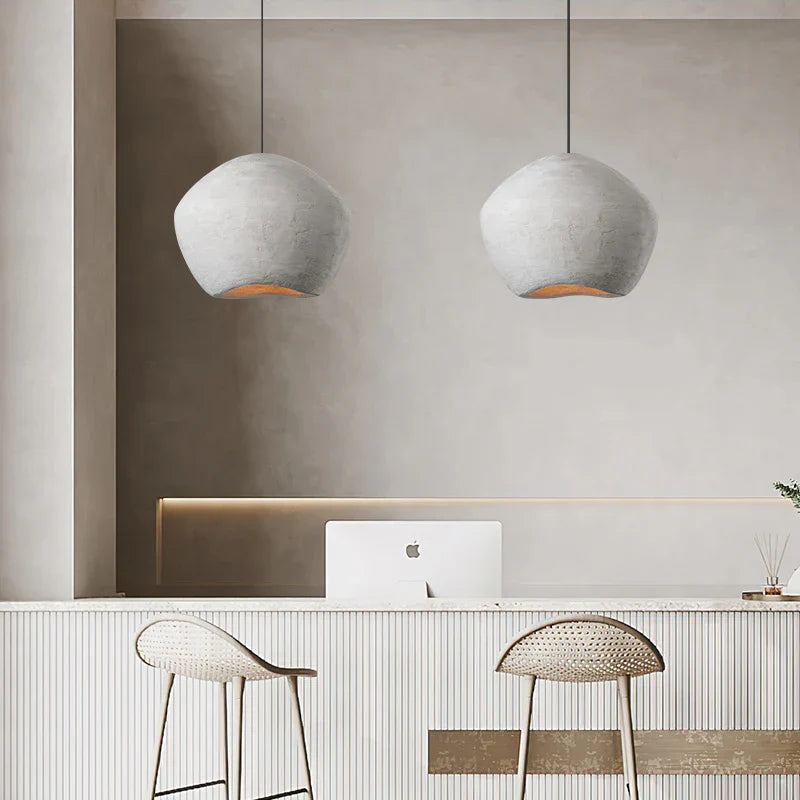 Nordic Minimalist Wabi-Sabi Art Pendant Lights - Perfect for Restaurants, Homestays, Bedrooms, and Loft Decor