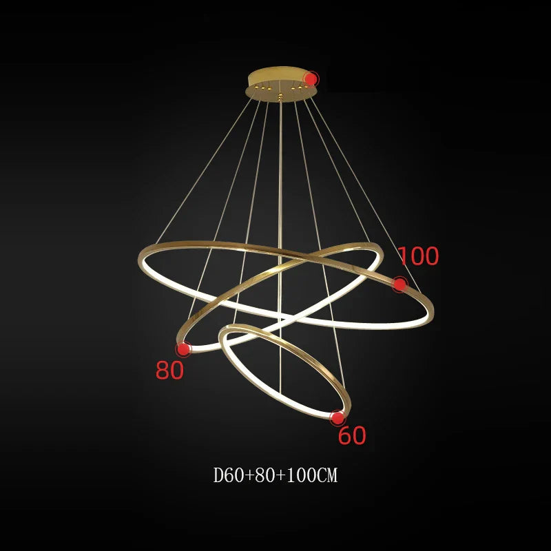 Home Decoration Pendant Lamp with LED Lights - Versatile Chandelier Lighting for Living Rooms, Bedrooms, and Dining Rooms