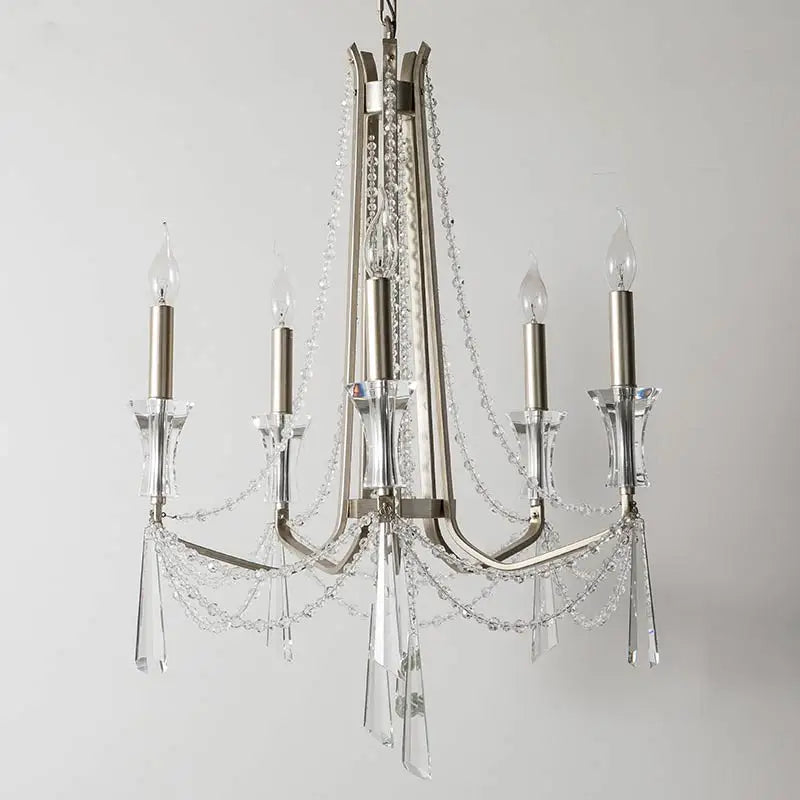 Nordic Style Crystal Chandelier Lighting - Elegance for Your Living Room Ceiling with French Inspired Large Chandeliers, Modern Staircase Lustre Cristal LED Lamp