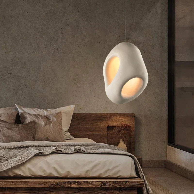 Nordic Creative Wabi-Sabi Wind LED Pendant Lights - Unique Home Decor for Bedrooms, Dining Rooms, and Bedside Lighting