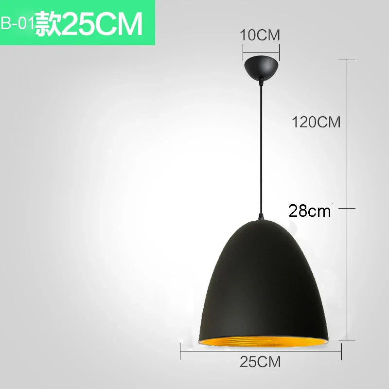 Nordic Retro Industrial Black Ceiling Pendant Lamp - Perfect for Restaurant, Dining Table, and Bar Decor