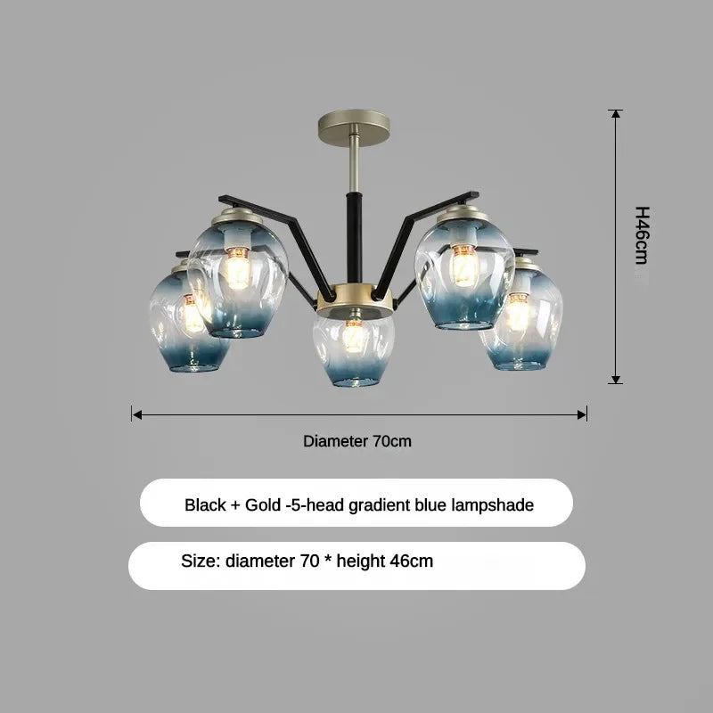 Modern LED Magic Beans Ceiling Chandeliers - Molecular Elegance for Living and Dining Spaces