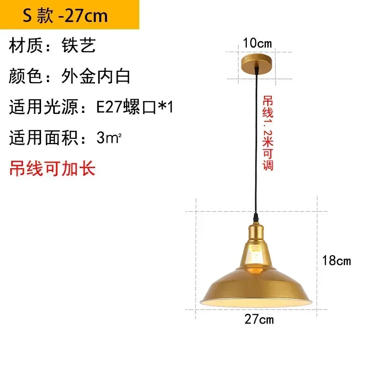 Modern Pendant Light Restaurant Chandelier Industrial Hanging Lamps for Ceiling Lamps Dining Table and Bar LED Lighting