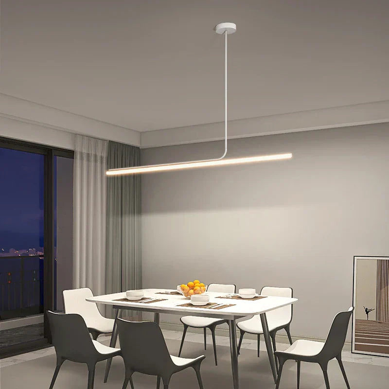 Nordic Minimalist Pendant Lamp - Ideal for Dining Halls, Tea Rooms, Bars, and Long Spaces
