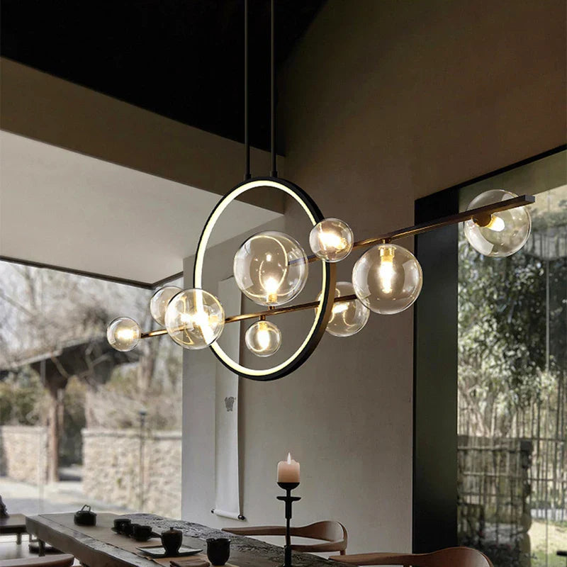 Modern Glass Pendant Lamp - Nordic Home Decor Lighting for Dining and Living Spaces