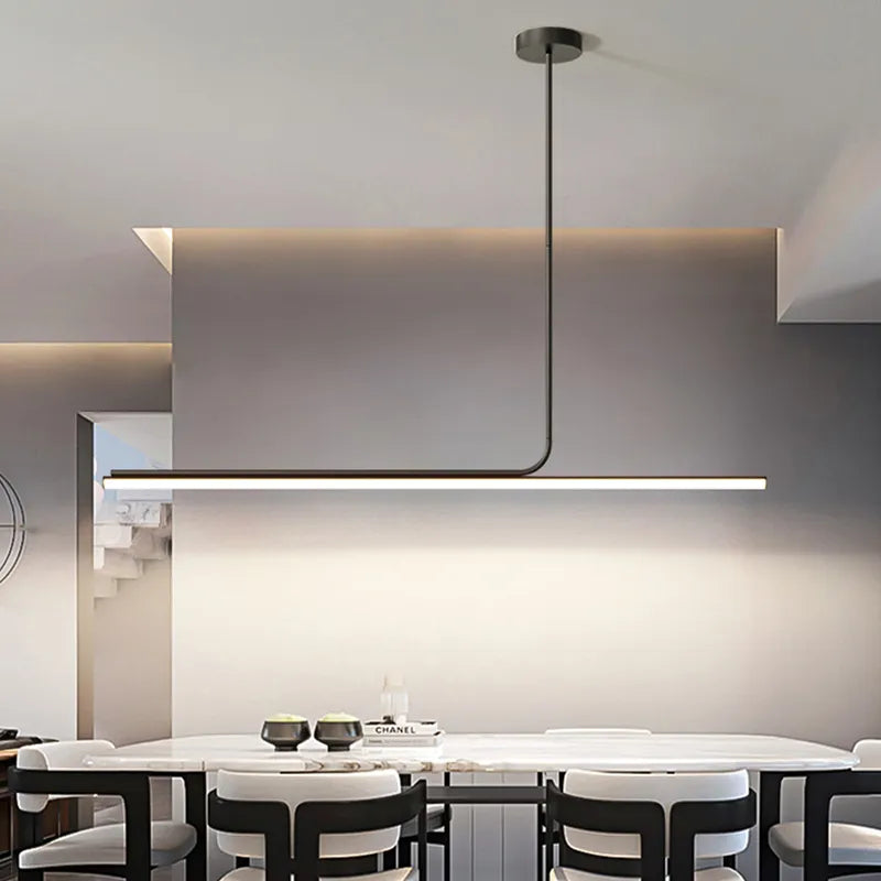 Nordic Minimalist Pendant Lamp - Ideal for Dining Halls, Tea Rooms, Bars, and Long Spaces