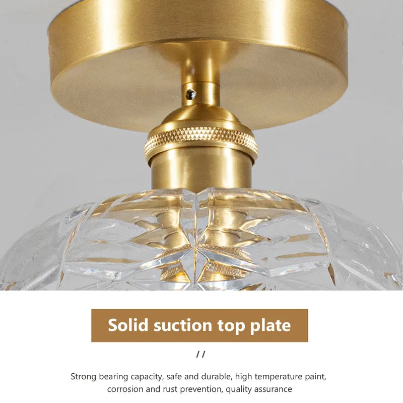 European Retro Glass Pendant Lamp - Vintage-Inspired Lighting Fixture