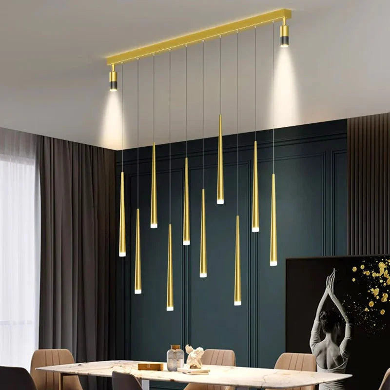 Elegant Chandelier for Dining Room - Stylish Pendant Lighting Fixture for Indoor Decor