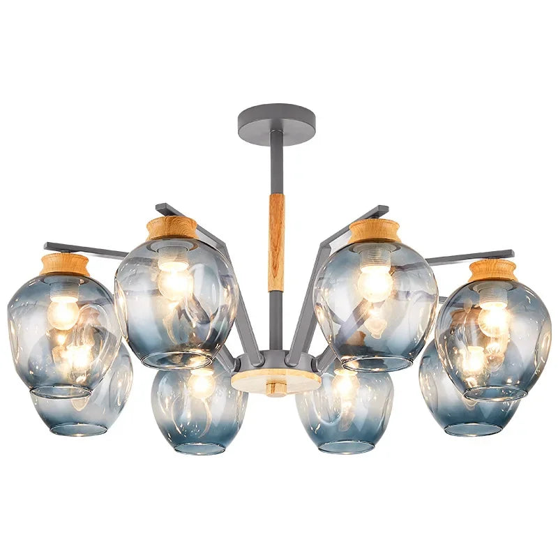 Modern LED Magic Beans Ceiling Chandeliers - Molecular Elegance for Living and Dining Spaces