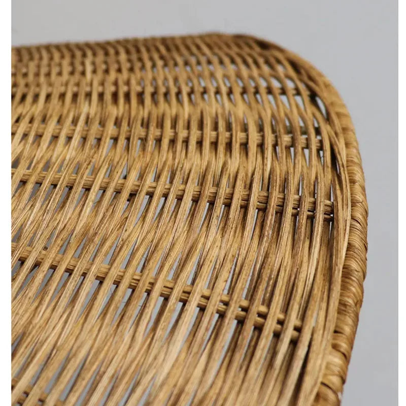 Minimalist Rattan Dou Pendant Light - Hand-Knitted Elegance for Dining, Living, and Kitchen Spaces