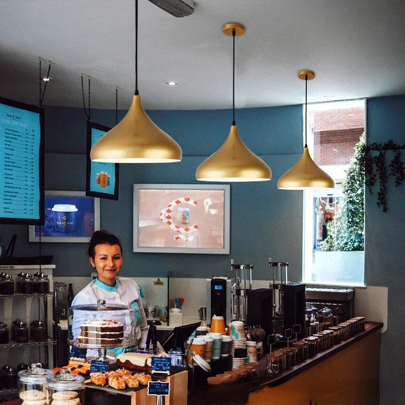 Modern Pendant Light Restaurant Chandelier Industrial Hanging Lamps for Ceiling Lamps Dining Table and Bar LED Lighting