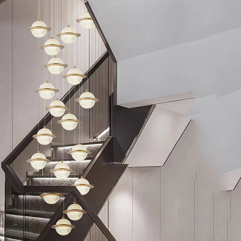 Nordic Home Decor Pendant Lamp - Versatile Lighting for Dining Rooms, Staircases, and Living Rooms