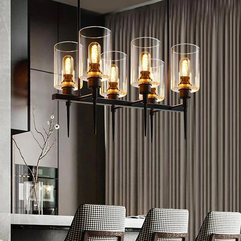 Elegant Dining Room Chandelier - Stylish Pendant Lighting Fixture for Indoor Decor