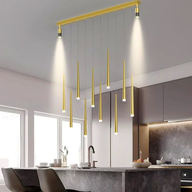 Elegant Chandelier for Dining Room - Stylish Pendant Lighting Fixture for Indoor Decor