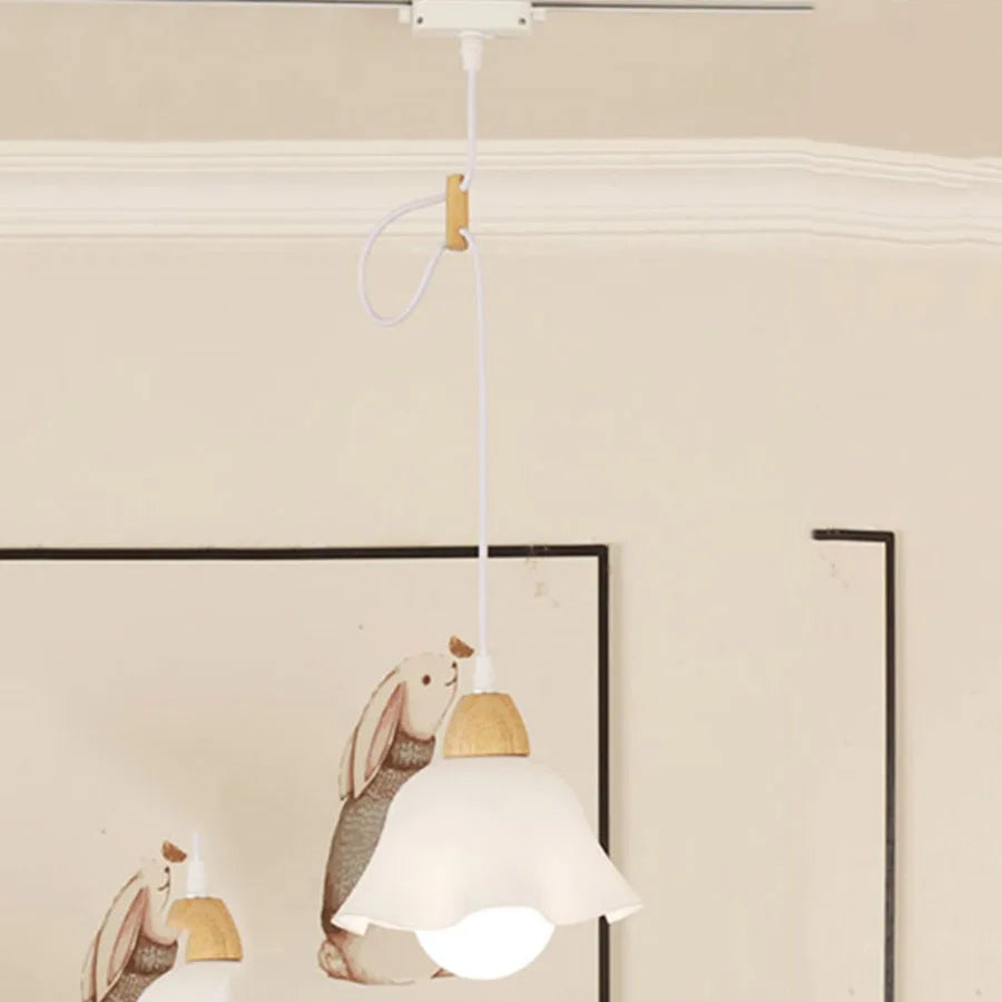 Modern LED Track Light with Adjustable Pendant Design - 12W Hanging Lamp