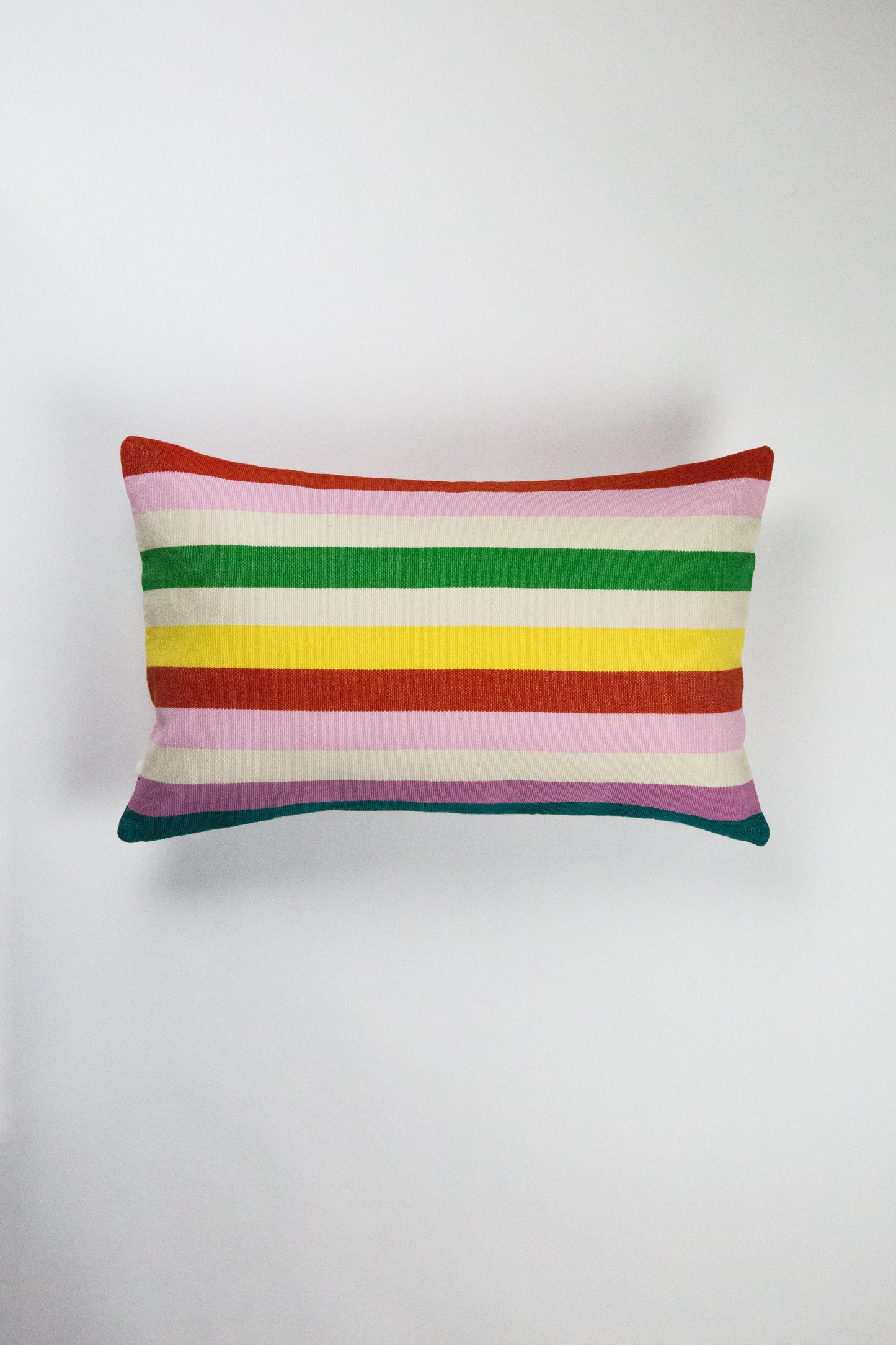 Santiago Rainbow Grid Pillow - 12" x 20"