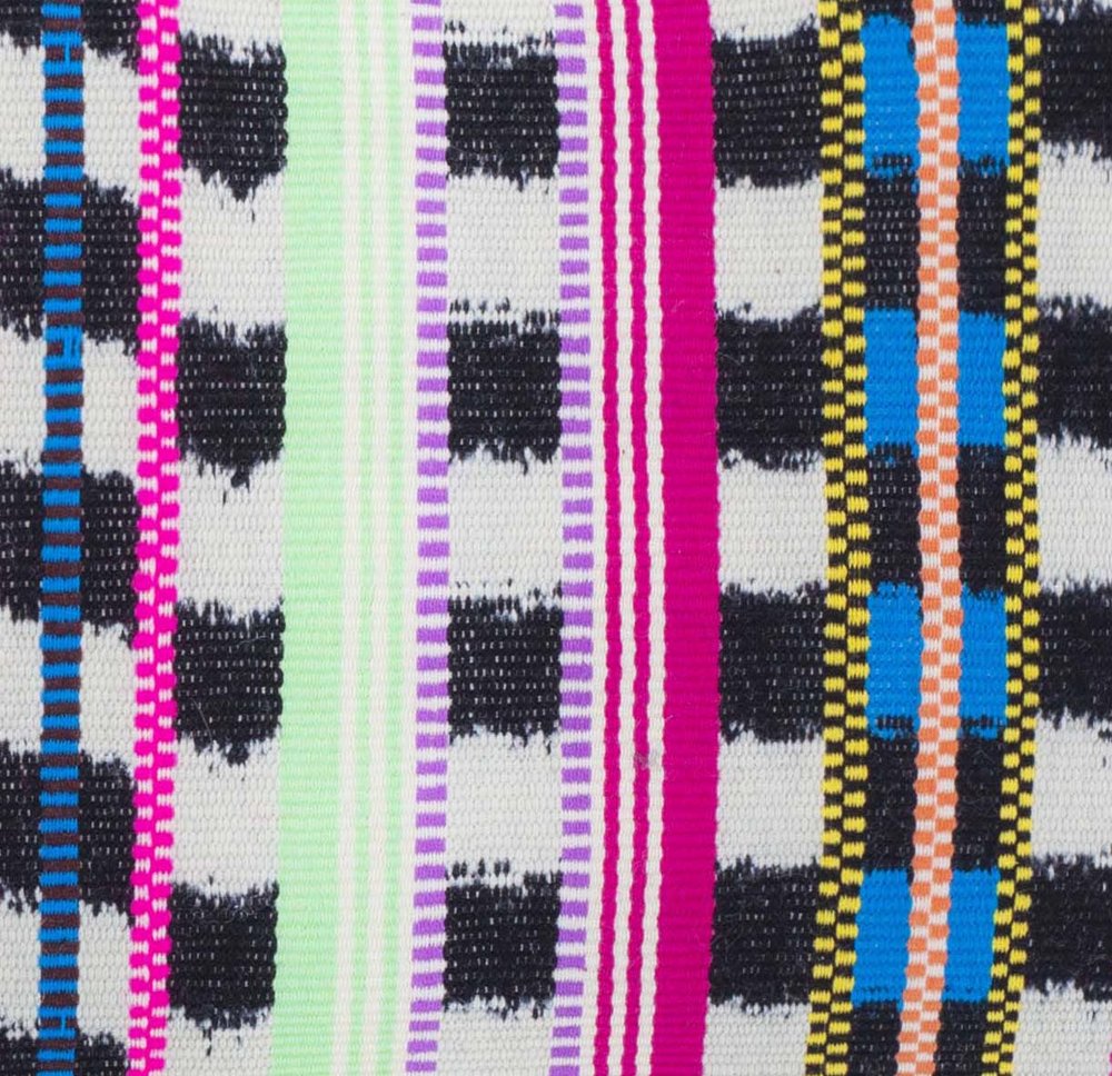 Santiago Atitlan Pink and Lime Pillow