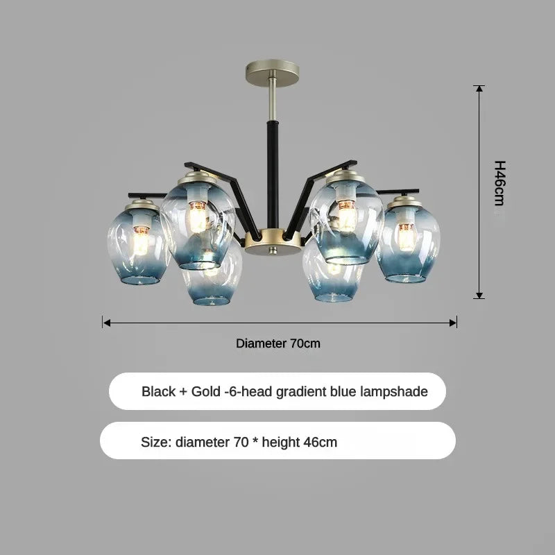 Modern LED Magic Beans Ceiling Chandeliers - Molecular Elegance for Living and Dining Spaces