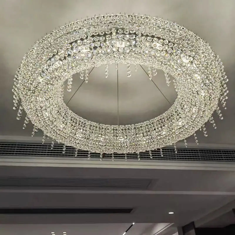 Modern LED Bird's Nest Ceiling Chandeliers - Captivating Elegance for Villas and Living Spaces