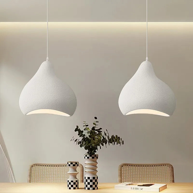 Minimalism Wabi Sabi E27 LED Pendant Lights - Perfect for Dining Rooms, Bars, and Nordic Bar Decor