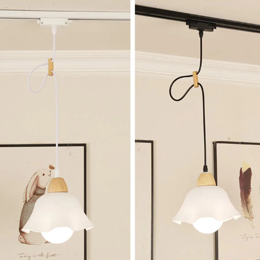 Modern LED Track Light with Adjustable Pendant Design - 12W Hanging Lamp