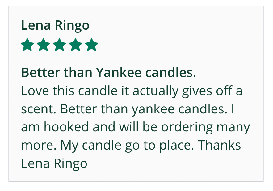 Rosemary & Bergamot Scented Soy Candle